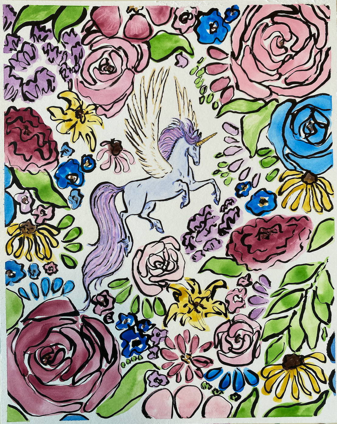 Unicorn in Flight